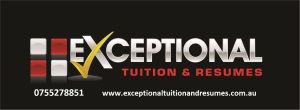 EXCEPTIONAL - Tuition and resumes contact details logo